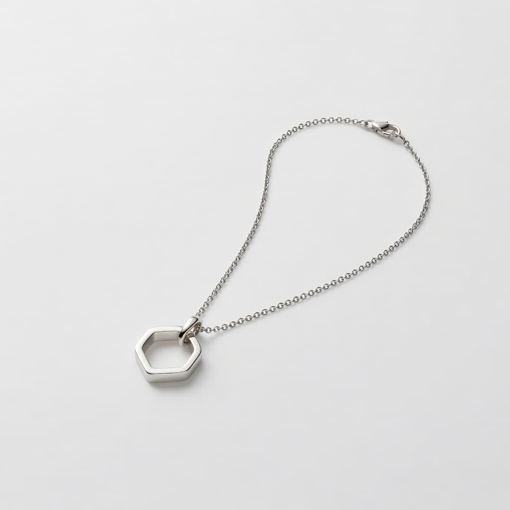 Rose Quartz Pendant Necklace - View 1